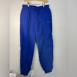 Wilo the Label Royal Blue Nylon Parachute Dance Jogger Pants Women’s Medium